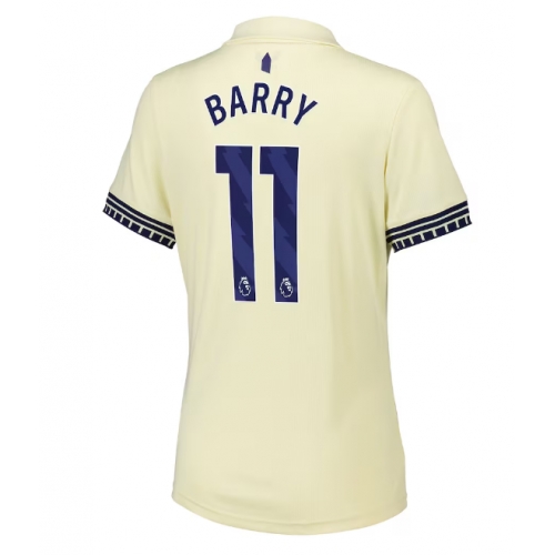 Billige Fotballdrakt Everton Thierno Barry #11 Replika Bortedrakt Dame 2025-26 Kortermet Billige Fotballdrakt Everton Thierno Barry #11 Replika Bortedrakt Dame 2025-26 Kortermet